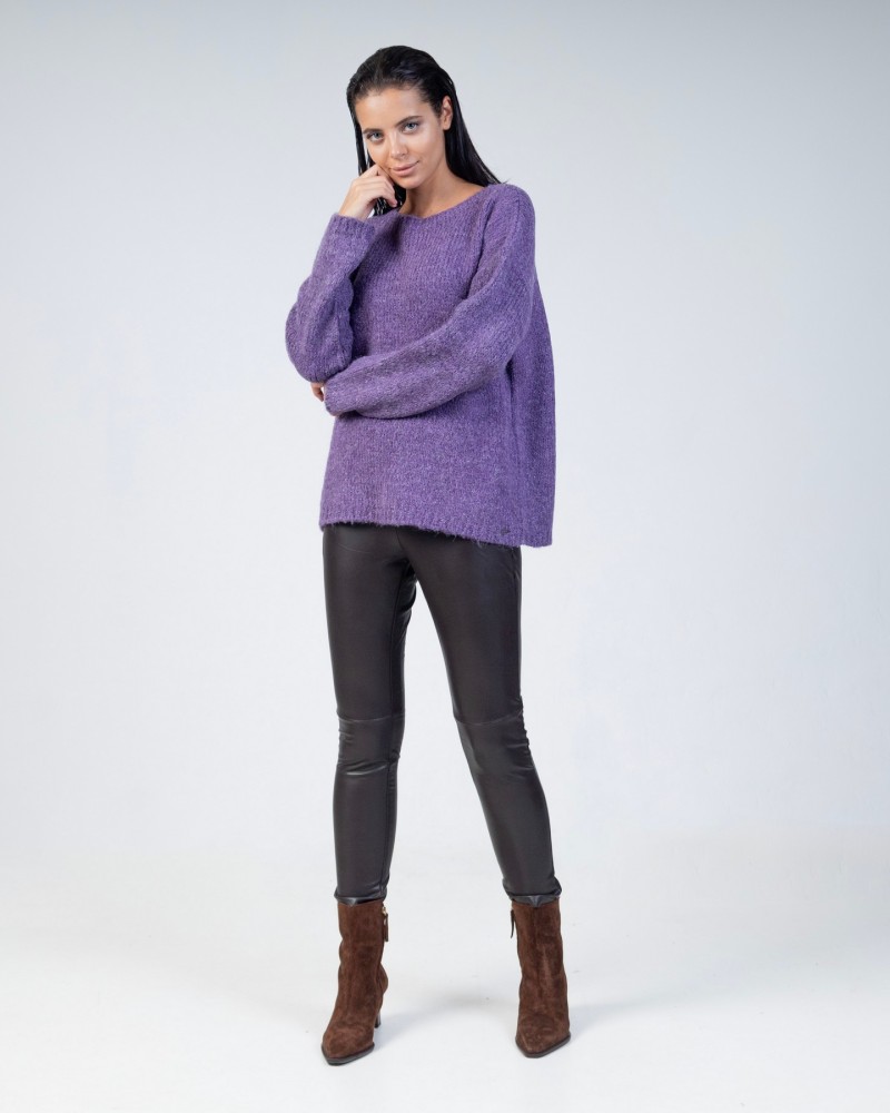 Mohair-lurex oversized πουλόβερ VIO..