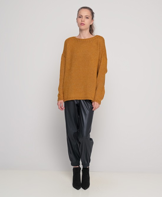 Mohair-lurex oversized πουλόβερ OCHRE