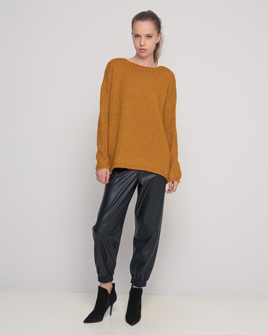 Mohair-lurex oversized πουλόβερ OCHRE